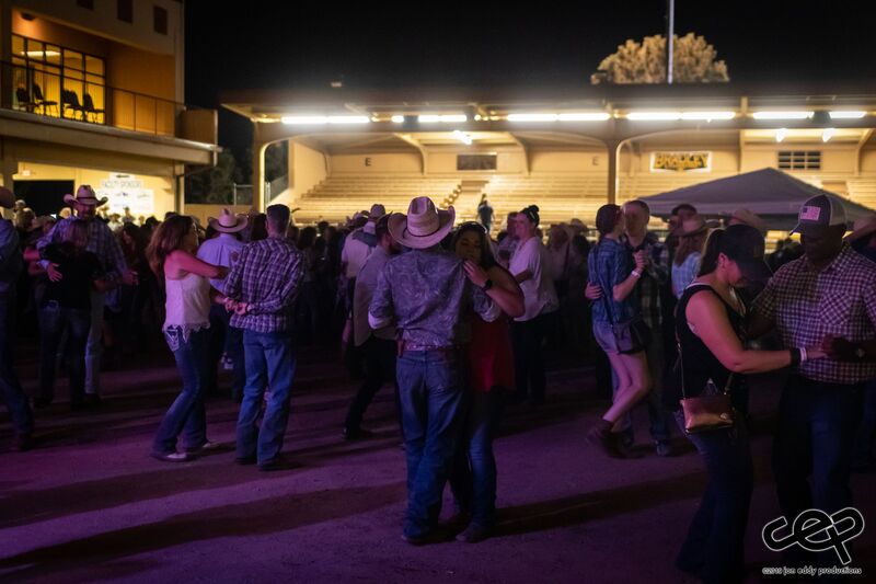 Dancing at the Ride For The Brand Ranch Rodeo Dancing at the Ride For The Brand Ranch Rodeo