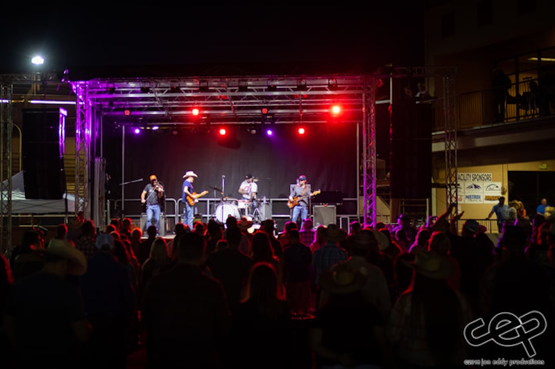 live-music-and-the-crowd1 Live Music at the Ride For The Brand Ranch Rodeo